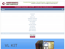 Tablet Screenshot of corporatekitsupply.com